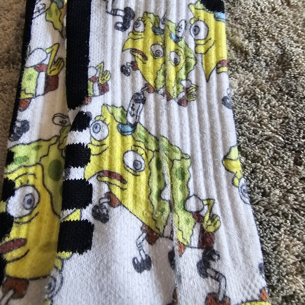 SpongeBob All Over Men’s Odd Sox Socks 90’s Retro Tv SquarePants - Picture 2 of 5